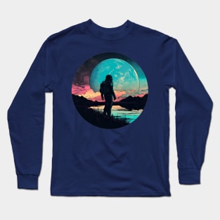 Cosmic Astronaut Adventure - Space Exploration Tee Long Sleeve T-Shirt